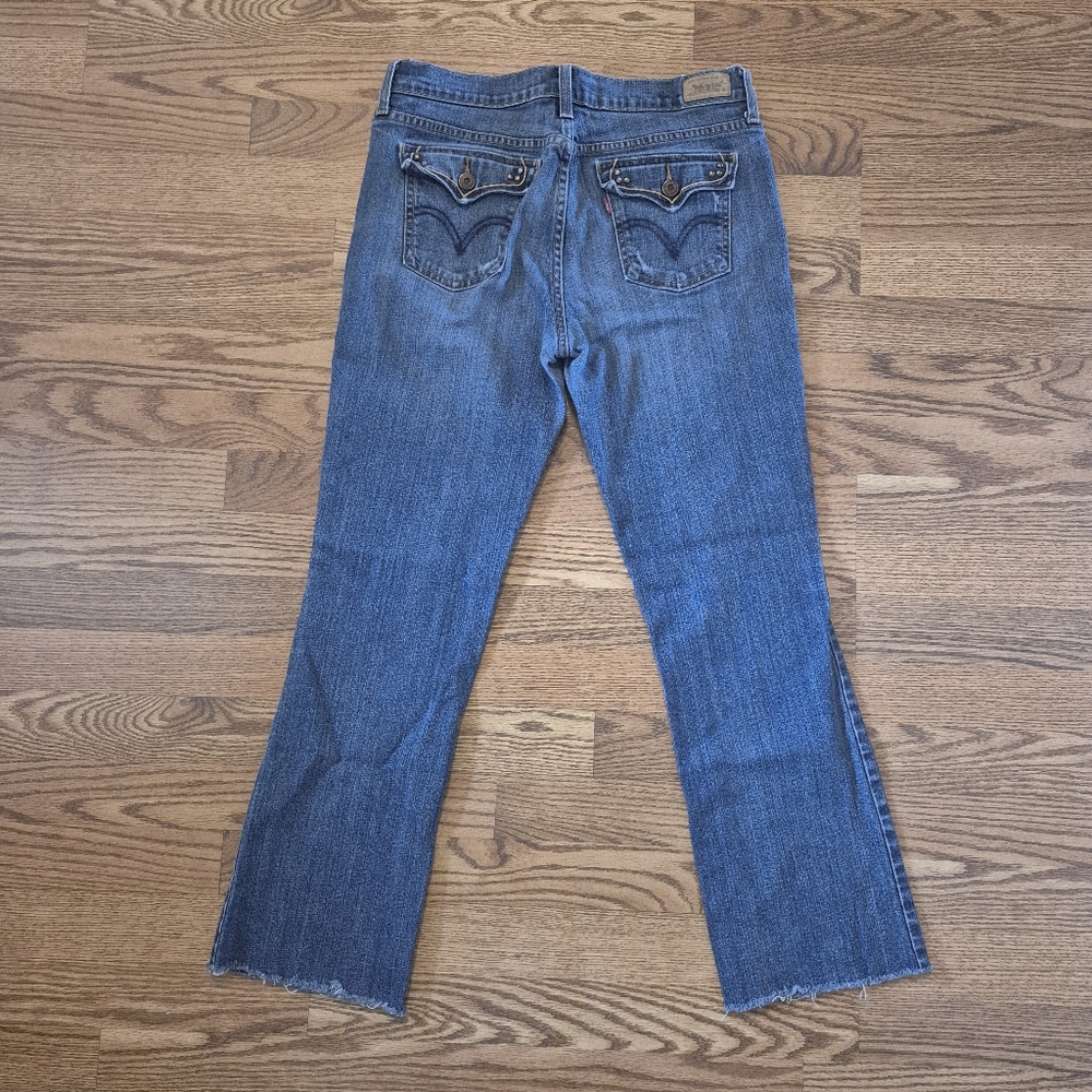 Levi's Jeans Boot Cut 515 Blue Jeans, Sz 8, Short, Good Condition